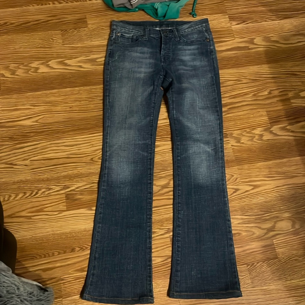 7 For All Mankind Denim Flare Pants